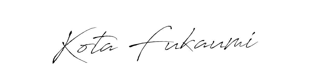 How to make Kota Fukaumi signature? Antro_Vectra is a professional autograph style. Create handwritten signature for Kota Fukaumi name. Kota Fukaumi signature style 6 images and pictures png