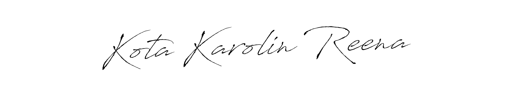 How to Draw Kota Karolin Reena signature style? Antro_Vectra is a latest design signature styles for name Kota Karolin Reena. Kota Karolin Reena signature style 6 images and pictures png