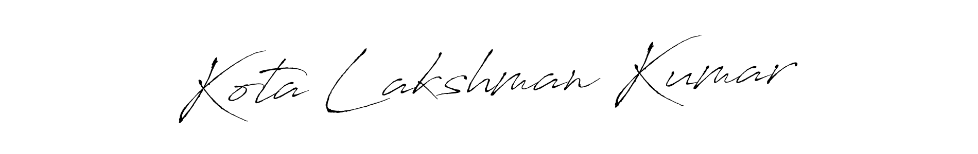 Kota Lakshman Kumar stylish signature style. Best Handwritten Sign (Antro_Vectra) for my name. Handwritten Signature Collection Ideas for my name Kota Lakshman Kumar. Kota Lakshman Kumar signature style 6 images and pictures png