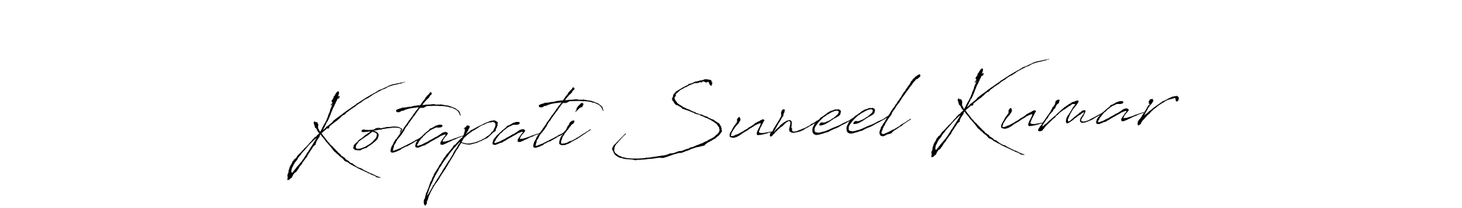 Kotapati Suneel Kumar stylish signature style. Best Handwritten Sign (Antro_Vectra) for my name. Handwritten Signature Collection Ideas for my name Kotapati Suneel Kumar. Kotapati Suneel Kumar signature style 6 images and pictures png