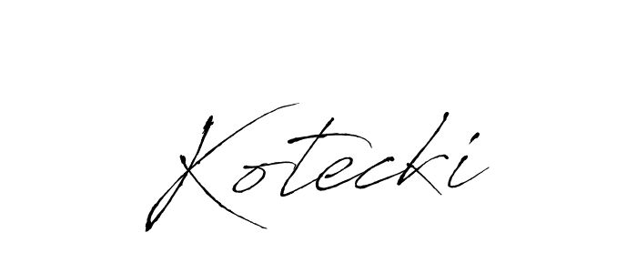 The best way (Antro_Vectra) to make a short signature is to pick only two or three words in your name. The name Kotecki include a total of six letters. For converting this name. Kotecki signature style 6 images and pictures png