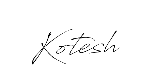 Once you've used our free online signature maker to create your best signature Antro_Vectra style, it's time to enjoy all of the benefits that Kotesh name signing documents. Kotesh signature style 6 images and pictures png