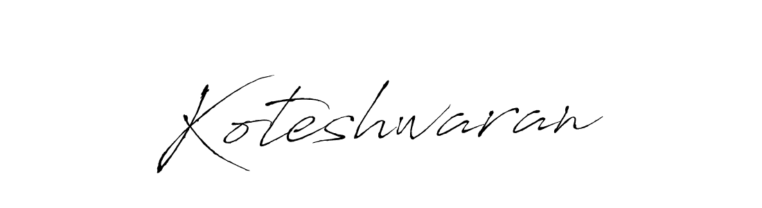 Koteshwaran stylish signature style. Best Handwritten Sign (Antro_Vectra) for my name. Handwritten Signature Collection Ideas for my name Koteshwaran. Koteshwaran signature style 6 images and pictures png