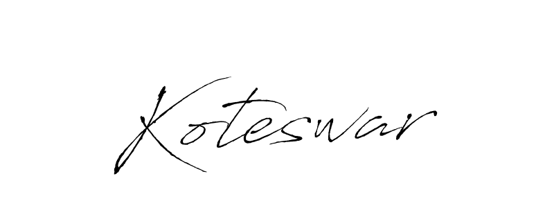 Make a beautiful signature design for name Koteswar. With this signature (Antro_Vectra) style, you can create a handwritten signature for free. Koteswar signature style 6 images and pictures png