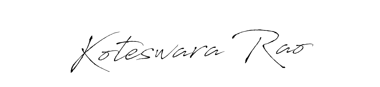 How to make Koteswara Rao signature? Antro_Vectra is a professional autograph style. Create handwritten signature for Koteswara Rao name. Koteswara Rao signature style 6 images and pictures png