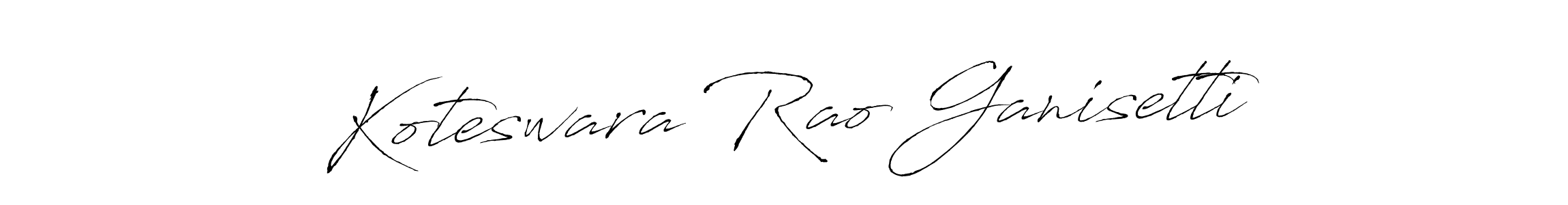 It looks lik you need a new signature style for name Koteswara Rao Ganisetti. Design unique handwritten (Antro_Vectra) signature with our free signature maker in just a few clicks. Koteswara Rao Ganisetti signature style 6 images and pictures png