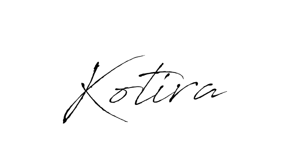 Use a signature maker to create a handwritten signature online. With this signature software, you can design (Antro_Vectra) your own signature for name Kotira. Kotira signature style 6 images and pictures png