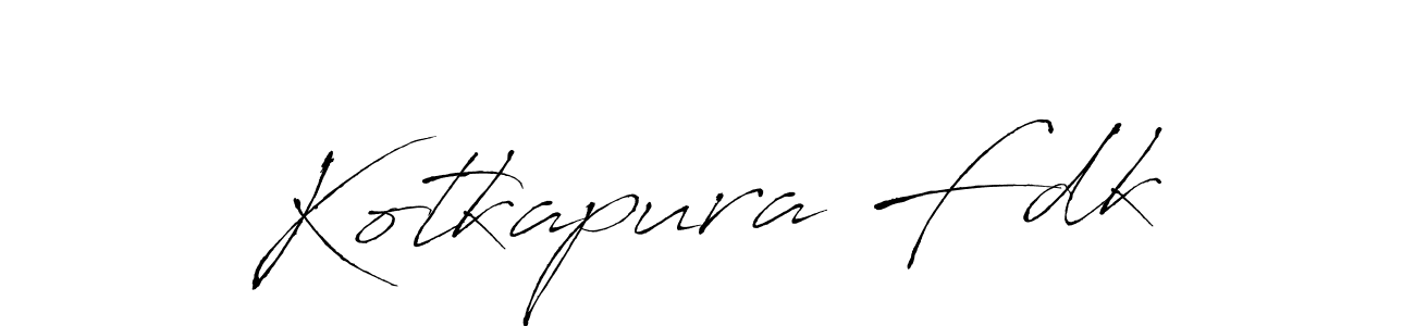 Design your own signature with our free online signature maker. With this signature software, you can create a handwritten (Antro_Vectra) signature for name Kotkapura Fdk. Kotkapura Fdk signature style 6 images and pictures png