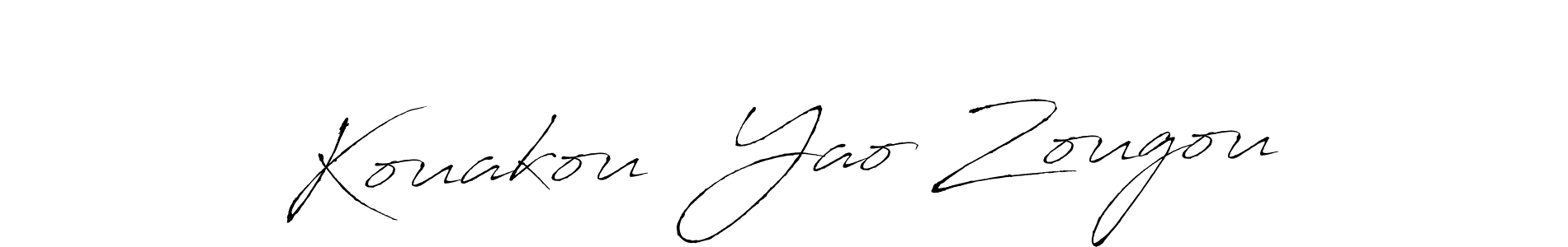Make a short Kouakou  Yao Zougou signature style. Manage your documents anywhere anytime using Antro_Vectra. Create and add eSignatures, submit forms, share and send files easily. Kouakou  Yao Zougou signature style 6 images and pictures png