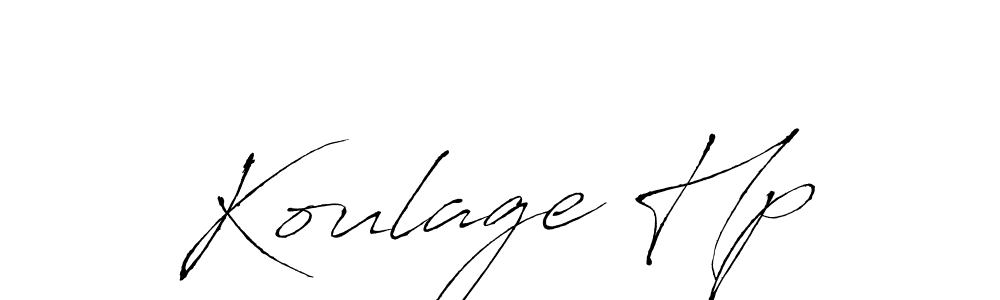 Antro_Vectra is a professional signature style that is perfect for those who want to add a touch of class to their signature. It is also a great choice for those who want to make their signature more unique. Get Koulage Hp name to fancy signature for free. Koulage Hp signature style 6 images and pictures png