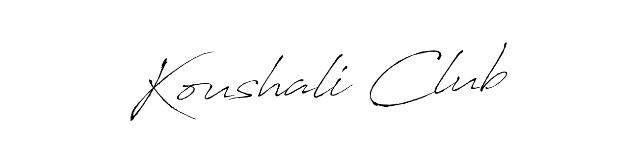 Make a beautiful signature design for name Koushali Club. Use this online signature maker to create a handwritten signature for free. Koushali Club signature style 6 images and pictures png