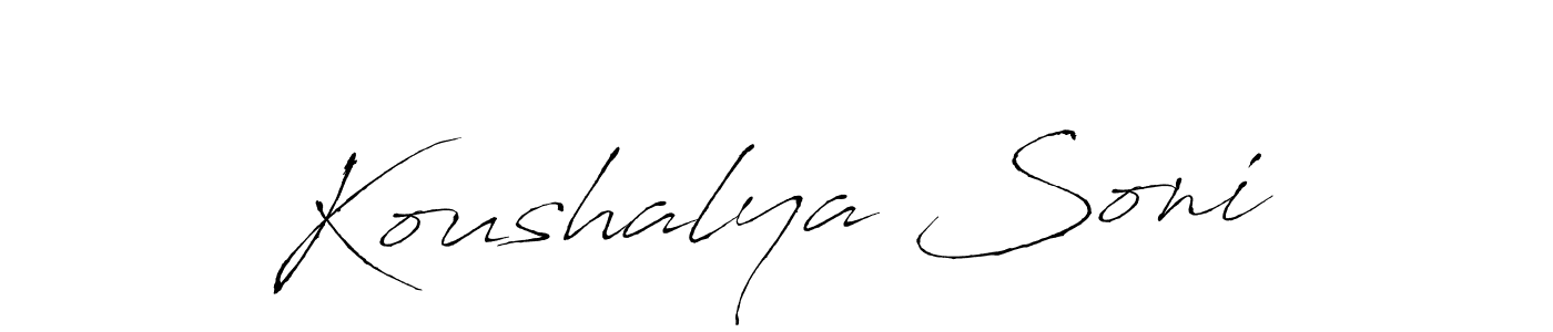 See photos of Koushalya Soni official signature by Spectra . Check more albums & portfolios. Read reviews & check more about Antro_Vectra font. Koushalya Soni signature style 6 images and pictures png