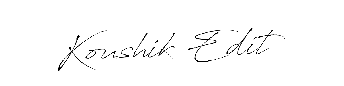 Make a beautiful signature design for name Koushik Edit. Use this online signature maker to create a handwritten signature for free. Koushik Edit signature style 6 images and pictures png