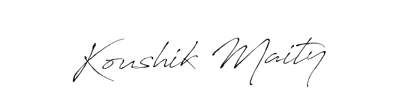 The best way (Antro_Vectra) to make a short signature is to pick only two or three words in your name. The name Koushik Maity include a total of six letters. For converting this name. Koushik Maity signature style 6 images and pictures png