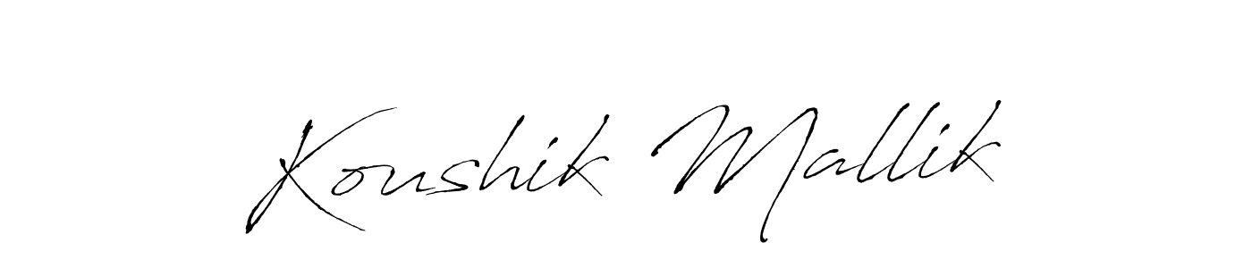 The best way (Antro_Vectra) to make a short signature is to pick only two or three words in your name. The name Koushik Mallik include a total of six letters. For converting this name. Koushik Mallik signature style 6 images and pictures png