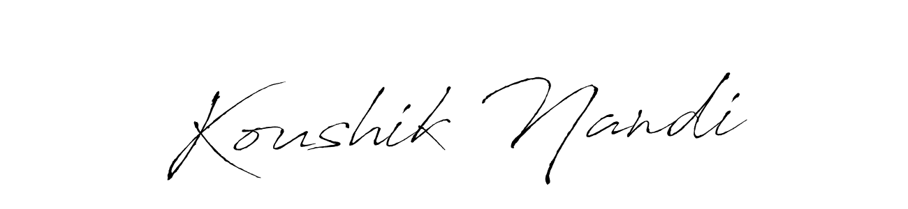 You can use this online signature creator to create a handwritten signature for the name Koushik Nandi. This is the best online autograph maker. Koushik Nandi signature style 6 images and pictures png