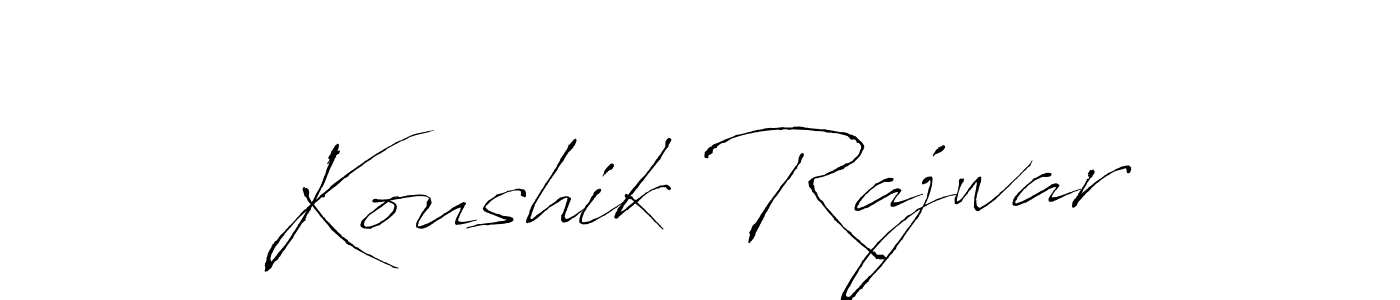 Also we have Koushik Rajwar name is the best signature style. Create professional handwritten signature collection using Antro_Vectra autograph style. Koushik Rajwar signature style 6 images and pictures png