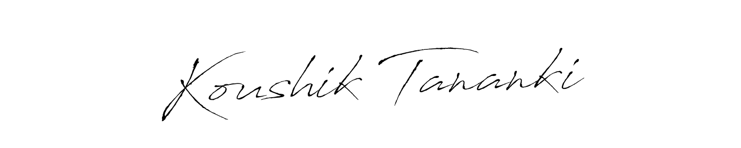 It looks lik you need a new signature style for name Koushik Tananki. Design unique handwritten (Antro_Vectra) signature with our free signature maker in just a few clicks. Koushik Tananki signature style 6 images and pictures png