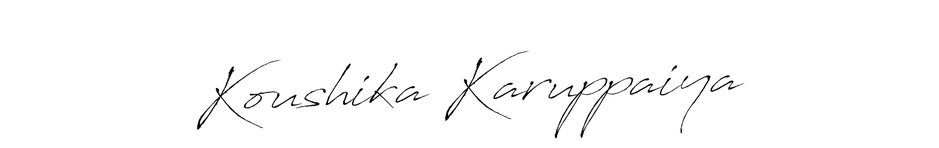 Make a beautiful signature design for name Koushika Karuppaiya. Use this online signature maker to create a handwritten signature for free. Koushika Karuppaiya signature style 6 images and pictures png