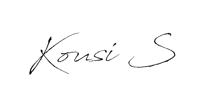 Make a short Kousi S signature style. Manage your documents anywhere anytime using Antro_Vectra. Create and add eSignatures, submit forms, share and send files easily. Kousi S signature style 6 images and pictures png