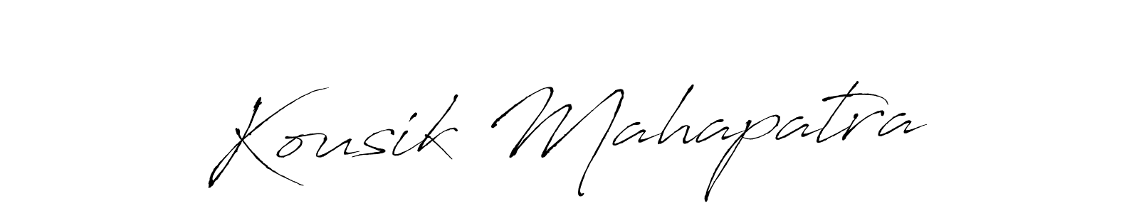 Also we have Kousik Mahapatra name is the best signature style. Create professional handwritten signature collection using Antro_Vectra autograph style. Kousik Mahapatra signature style 6 images and pictures png