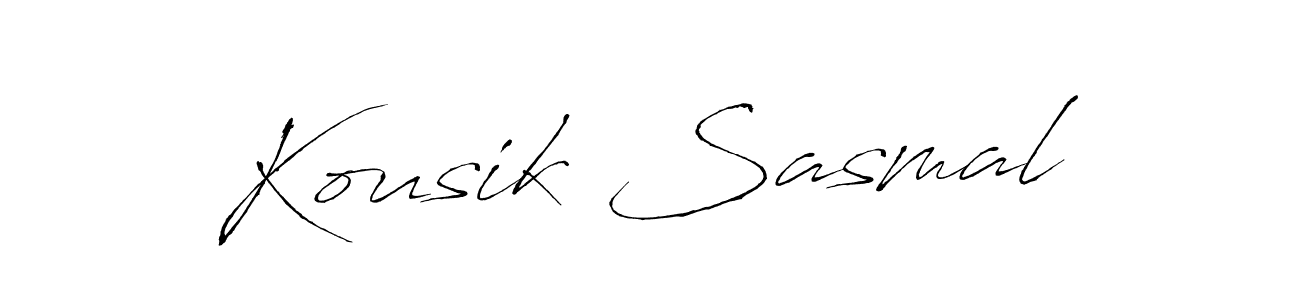 Create a beautiful signature design for name Kousik Sasmal. With this signature (Antro_Vectra) fonts, you can make a handwritten signature for free. Kousik Sasmal signature style 6 images and pictures png