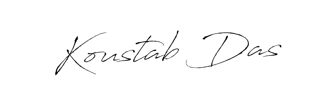 You should practise on your own different ways (Antro_Vectra) to write your name (Koustab Das) in signature. don't let someone else do it for you. Koustab Das signature style 6 images and pictures png