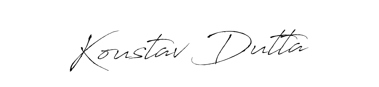 You should practise on your own different ways (Antro_Vectra) to write your name (Koustav Dutta) in signature. don't let someone else do it for you. Koustav Dutta signature style 6 images and pictures png