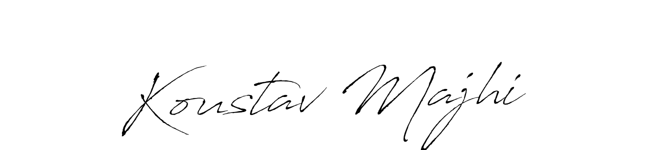 Create a beautiful signature design for name Koustav Majhi. With this signature (Antro_Vectra) fonts, you can make a handwritten signature for free. Koustav Majhi signature style 6 images and pictures png