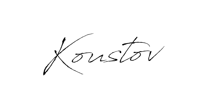 Once you've used our free online signature maker to create your best signature Antro_Vectra style, it's time to enjoy all of the benefits that Koustov name signing documents. Koustov signature style 6 images and pictures png