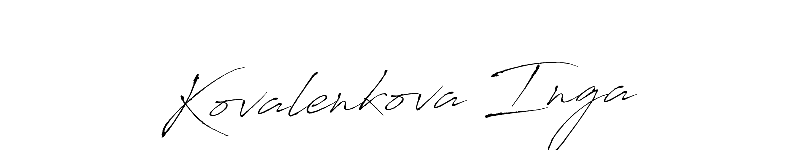 Once you've used our free online signature maker to create your best signature Antro_Vectra style, it's time to enjoy all of the benefits that Kovalenkova Inga name signing documents. Kovalenkova Inga signature style 6 images and pictures png