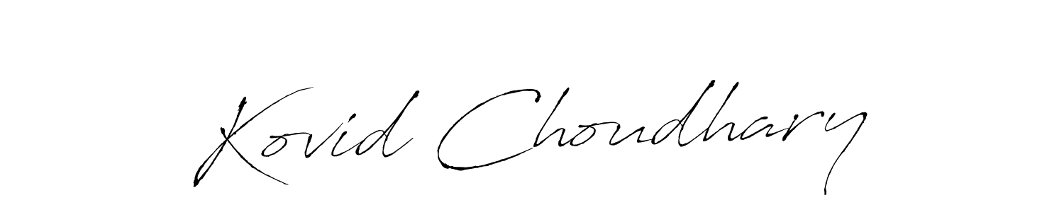 You can use this online signature creator to create a handwritten signature for the name Kovid Choudhary. This is the best online autograph maker. Kovid Choudhary signature style 6 images and pictures png