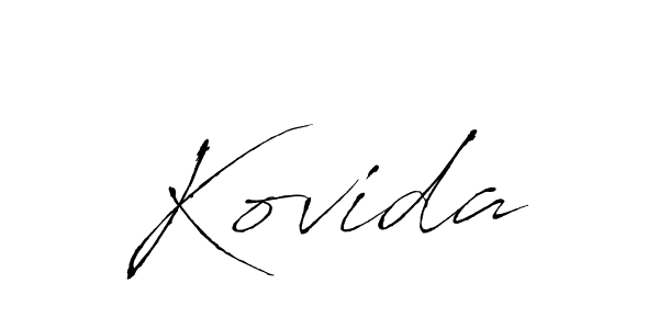 Make a beautiful signature design for name Kovida. With this signature (Antro_Vectra) style, you can create a handwritten signature for free. Kovida signature style 6 images and pictures png