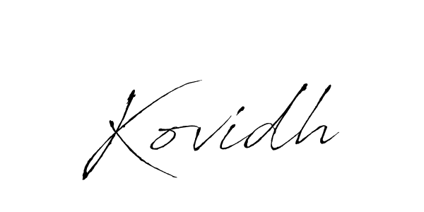 Create a beautiful signature design for name Kovidh. With this signature (Antro_Vectra) fonts, you can make a handwritten signature for free. Kovidh signature style 6 images and pictures png