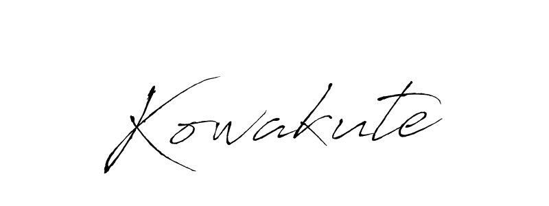 Once you've used our free online signature maker to create your best signature Antro_Vectra style, it's time to enjoy all of the benefits that Kowakute name signing documents. Kowakute signature style 6 images and pictures png