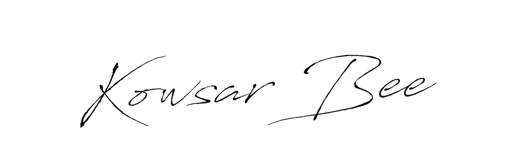 Use a signature maker to create a handwritten signature online. With this signature software, you can design (Antro_Vectra) your own signature for name Kowsar Bee. Kowsar Bee signature style 6 images and pictures png