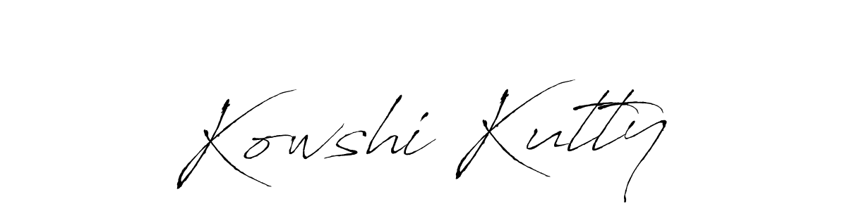 Use a signature maker to create a handwritten signature online. With this signature software, you can design (Antro_Vectra) your own signature for name Kowshi Kutty. Kowshi Kutty signature style 6 images and pictures png
