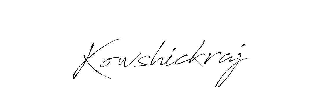 This is the best signature style for the Kowshickraj name. Also you like these signature font (Antro_Vectra). Mix name signature. Kowshickraj signature style 6 images and pictures png