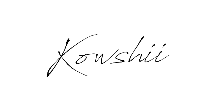 How to make Kowshii name signature. Use Antro_Vectra style for creating short signs online. This is the latest handwritten sign. Kowshii signature style 6 images and pictures png