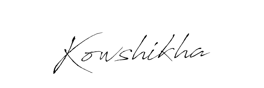 You should practise on your own different ways (Antro_Vectra) to write your name (Kowshikha) in signature. don't let someone else do it for you. Kowshikha signature style 6 images and pictures png