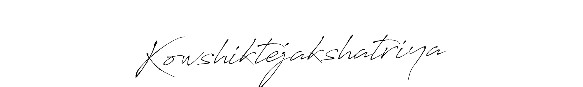 The best way (Antro_Vectra) to make a short signature is to pick only two or three words in your name. The name Kowshiktejakshatriya include a total of six letters. For converting this name. Kowshiktejakshatriya signature style 6 images and pictures png