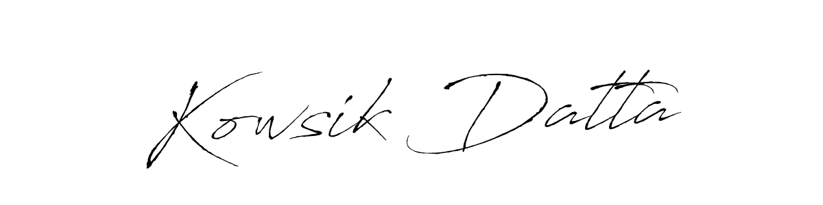 Use a signature maker to create a handwritten signature online. With this signature software, you can design (Antro_Vectra) your own signature for name Kowsik Datta. Kowsik Datta signature style 6 images and pictures png