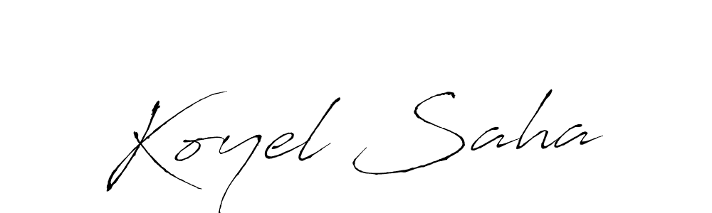 if you are searching for the best signature style for your name Koyel Saha. so please give up your signature search. here we have designed multiple signature styles  using Antro_Vectra. Koyel Saha signature style 6 images and pictures png