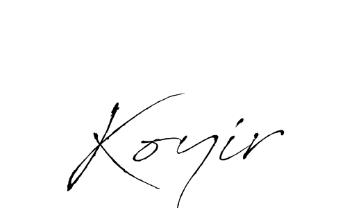 Also we have Koyir name is the best signature style. Create professional handwritten signature collection using Antro_Vectra autograph style. Koyir signature style 6 images and pictures png