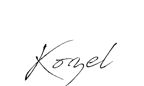 Similarly Antro_Vectra is the best handwritten signature design. Signature creator online .You can use it as an online autograph creator for name Kozel. Kozel signature style 6 images and pictures png