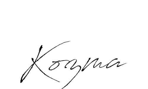 Similarly Antro_Vectra is the best handwritten signature design. Signature creator online .You can use it as an online autograph creator for name Kozma. Kozma signature style 6 images and pictures png