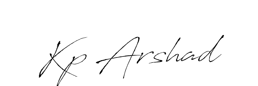 The best way (Antro_Vectra) to make a short signature is to pick only two or three words in your name. The name Kp Arshad include a total of six letters. For converting this name. Kp Arshad signature style 6 images and pictures png