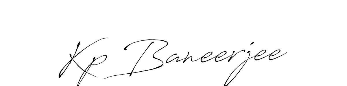 How to make Kp Baneerjee signature? Antro_Vectra is a professional autograph style. Create handwritten signature for Kp Baneerjee name. Kp Baneerjee signature style 6 images and pictures png