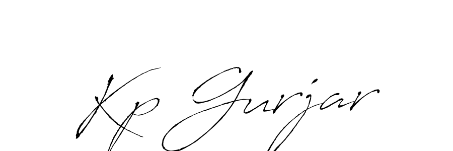 Also we have Kp Gurjar name is the best signature style. Create professional handwritten signature collection using Antro_Vectra autograph style. Kp Gurjar signature style 6 images and pictures png
