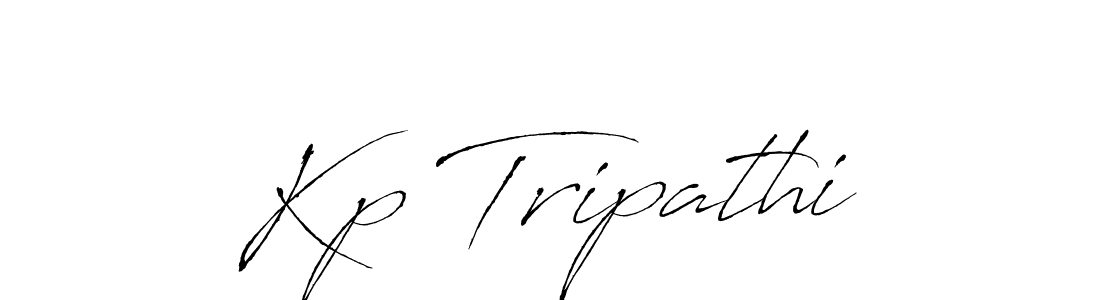 Make a beautiful signature design for name Kp Tripathi. With this signature (Antro_Vectra) style, you can create a handwritten signature for free. Kp Tripathi signature style 6 images and pictures png